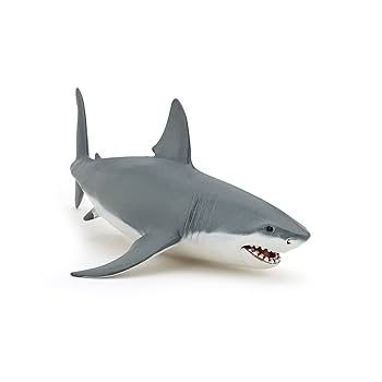 Amazon.co.jp: Papo(パポ) ホオジロザメ PVC PA56002 : おもちゃ