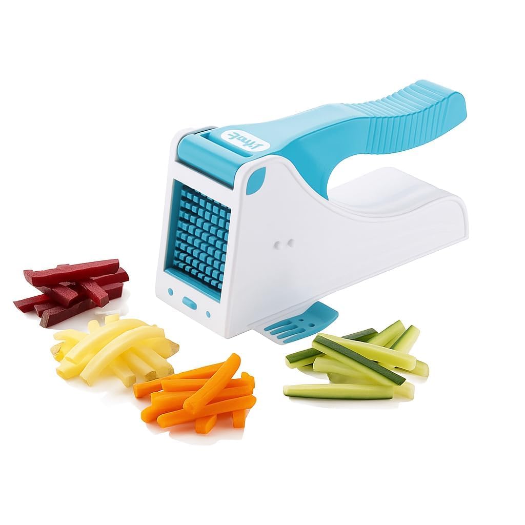 Mylofit French Fry Chipser – Heavy-Duty Vegetable Chopper & Cutter for Kitchen | Unbreakable Body with Stainless Steel Blades | Potato, Onion, Carrot, Salad & – Multipurpose Kitchen Tool-image-35