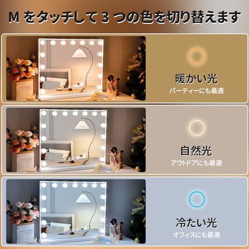 Hansong 女優ミラー ハリウッドミラー DC117-15JM の商品画像 4
