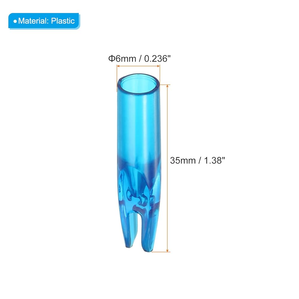 Amazon.co.jp: PATIKIL アーチェリー矢のノック 6mm 0.236インチ
