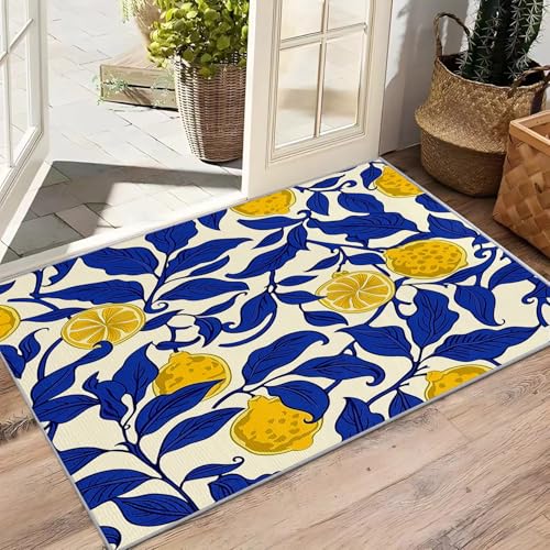 Tapete decorativo 5x7 cortado lavable antideslizante miniatura 5