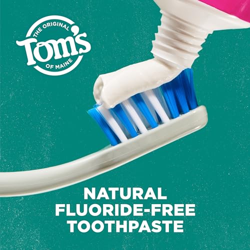 Tom’s of Maine Antiplaque and Whitening Fluoride Free Toothpaste, Spearmint 3-Pack の商品画像 2