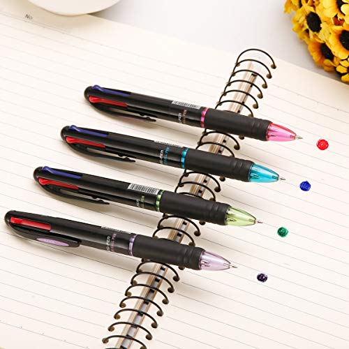 LAOYE 12 Pcs 4-In-1 Penne a Sfera Multicolore e