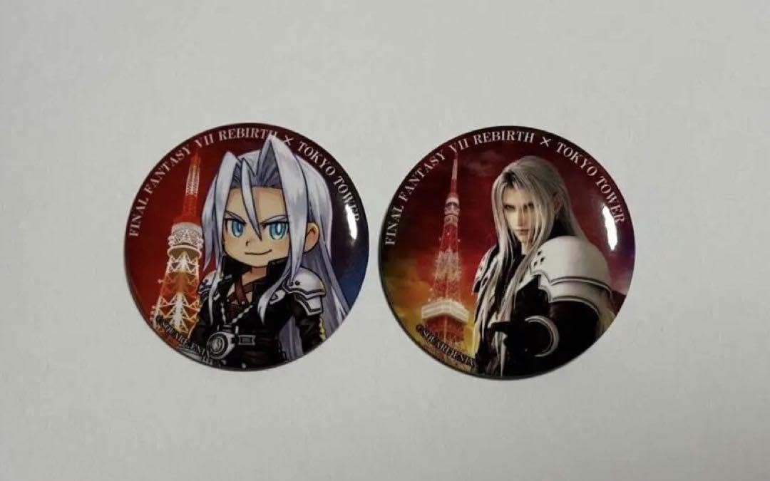 Amazon | FF7リバース 東京タワー ff 缶バッジ セフィロス | バッジ
