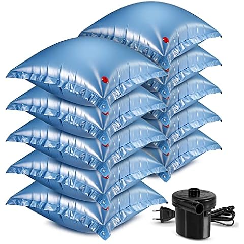 Paradies Pool GmbH Luftkissen für Winterabdeckplanen 10er Set und Elektropumpe Cover