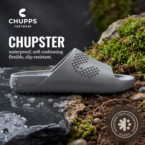 Image of CHUPPS Chupster Men's Orthopedic Slippers | Soft Cushioned Footbed | Lightweight Flip Flops | Anti-Skid Sole | Comfortable Daily Wear Chappals