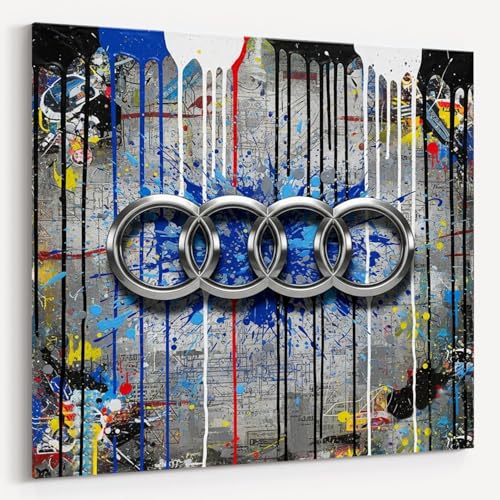 Dekomundo Tableau icônique de voitures de sport en toile...