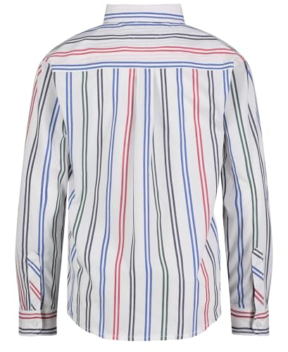 Tommy Hilfiger Boys Boys Oxford Long Sleeve Dress Shirt, Collared Button-Down with Chest Pocket, Regular Fit