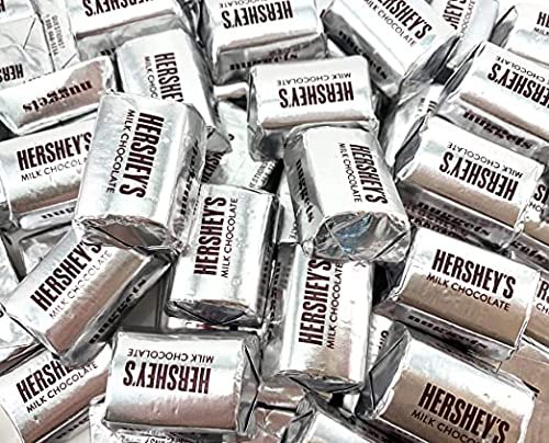 Hershey’s Milk Chocolate Nuggets (3 Lbs.) Wrapped in Silver Foil – Wealthy, Creamy & Scrumptious! Good for Presents, Entertaining, Valentine’s Day, Weddings & Anniversaries