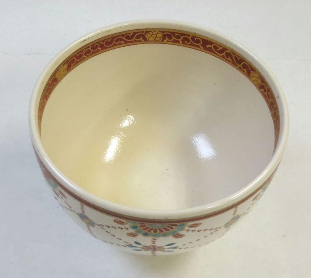 茶道具 茶碗 仁清 色絵 瓔珞 利昇窯 清水焼 京焼 新品 茶道具 茶碗 仁清 色絵 瓔珞 利昇窯 清水焼 京焼 新品未使用 抹茶碗/