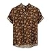 Weiße Tshirts Herren Herren Sommer Casual Top Shirts Hawaii Blumendruck Shirt Kurzarm Umlegekragen Mode Top Shirt Sommer Frühlings Rundhalsbluse