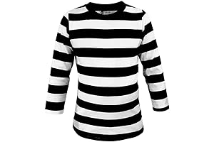 Striped Black & White Toddler Shirt