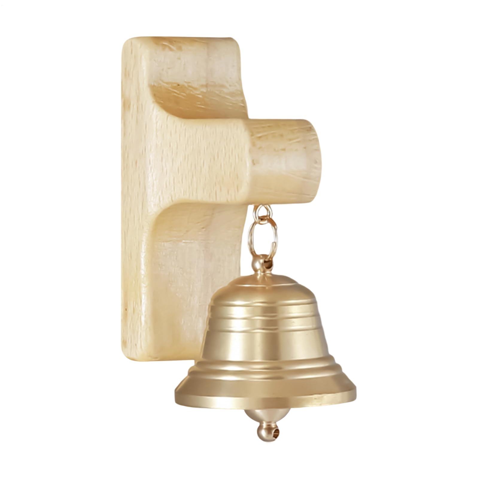 Bell for Door Opening Magnetic Wooden Chime Decoration