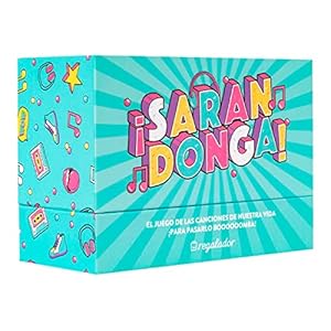 SARANDONGA, El Juego de Las Canciones de Nuestra Vida – Juego para 4-12 jugadores, Divertido para Jugar con Familia y Amigos. De los 60 a la actualidad