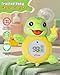 KISSONE Baby Bath Thermometer, Digital Water Temperature Monitor for Newborns & Toddlers, Accurate Temperature Readings, BPA-Free, °F/°C, Floating Turtle Toy with Bath Water Safety