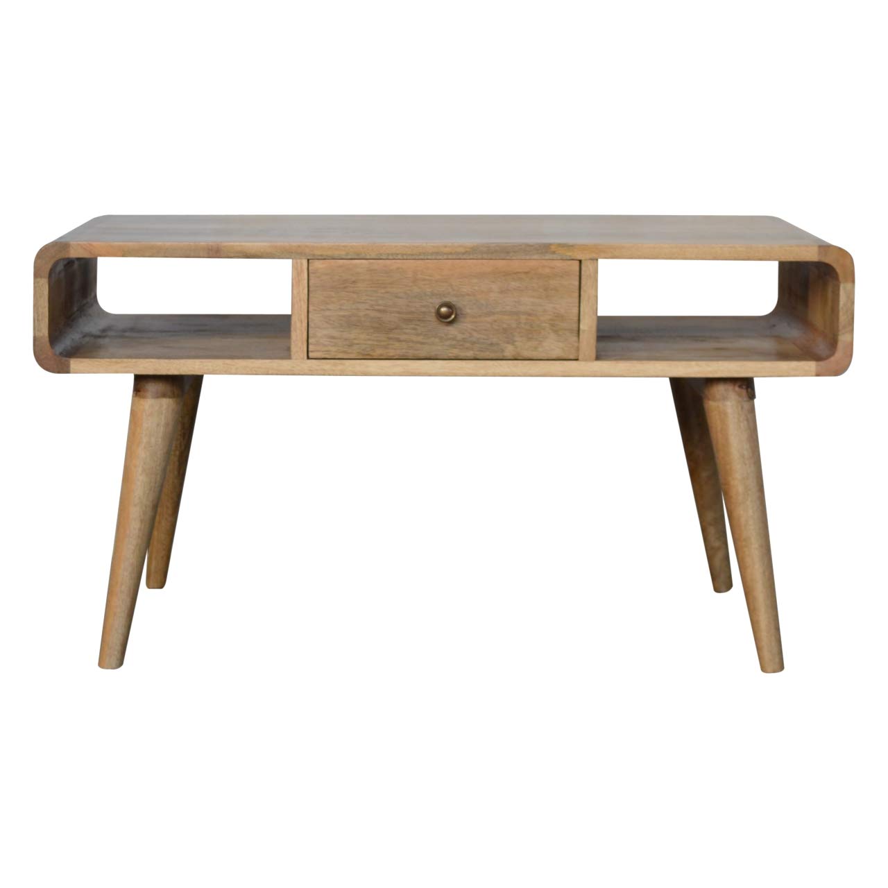 ArtisanFurniture Table, Mango Wood, Oak-ish, One Size, IN713