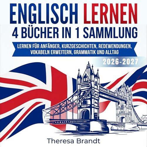 Page de couverture de Englisch lernen: 4 B&uuml;cher in 1 Sammlung [Learn English: 4 Books in 1 Collection]