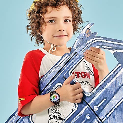 KDM-Kinderuhr-Maedchen-Jungen-Wasserdicht-Kinder-Uhr-3D-Niedlich-Cartoon-Uhr-Kinder-Maedchen-Zeit-Leder-Teaching-Handgelenk-Armbanduhr-kinderuhr-Analoge-Rosa-Kids-Watch