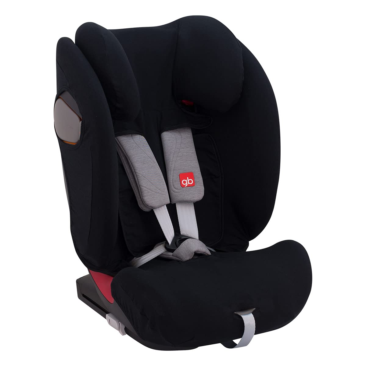JYOKO KIDS Housse pour siège auto bébé en coton compatible avec GB Everna (Black Series)
