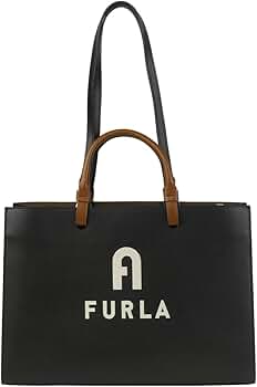 Amazon | [フルラ] ヴァーシティ スタイル トートバッグ L