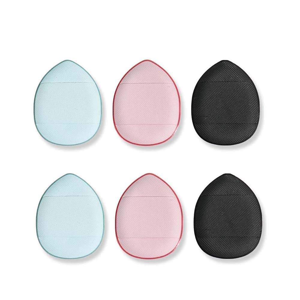 My Colors 6pcs Finger Powder Puff | Mini Finger Soft Face Makeup Sponge, Loose powder Foundation Blending Puff, Beauty Blender, Contouring, BB Cushion, Cream, Concealer (Multicolour 6 Pcs)-image-19