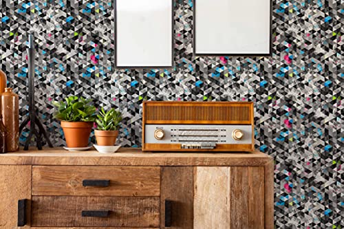 Image of Amazon Brand - Solimo PVC Self-Adhesive Wallpaper, Abstract, 41cm x 4.56m