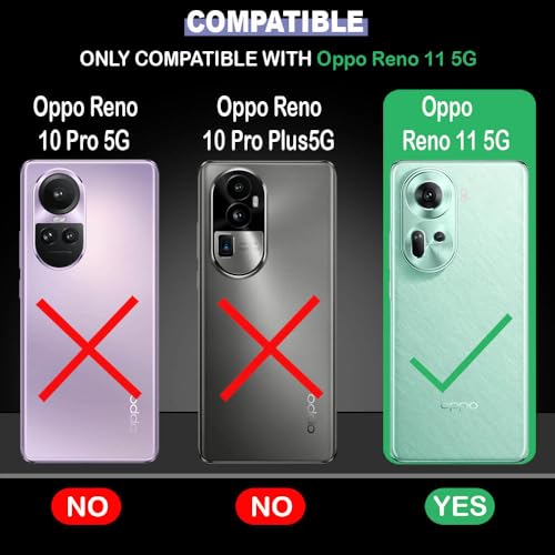 Image of Amazon Brand- Solimo Mobile Cover for Oppo Reno 11 5G (Soft & Shockproof Back Case with inbuilt Cushioned Edges), Transparent