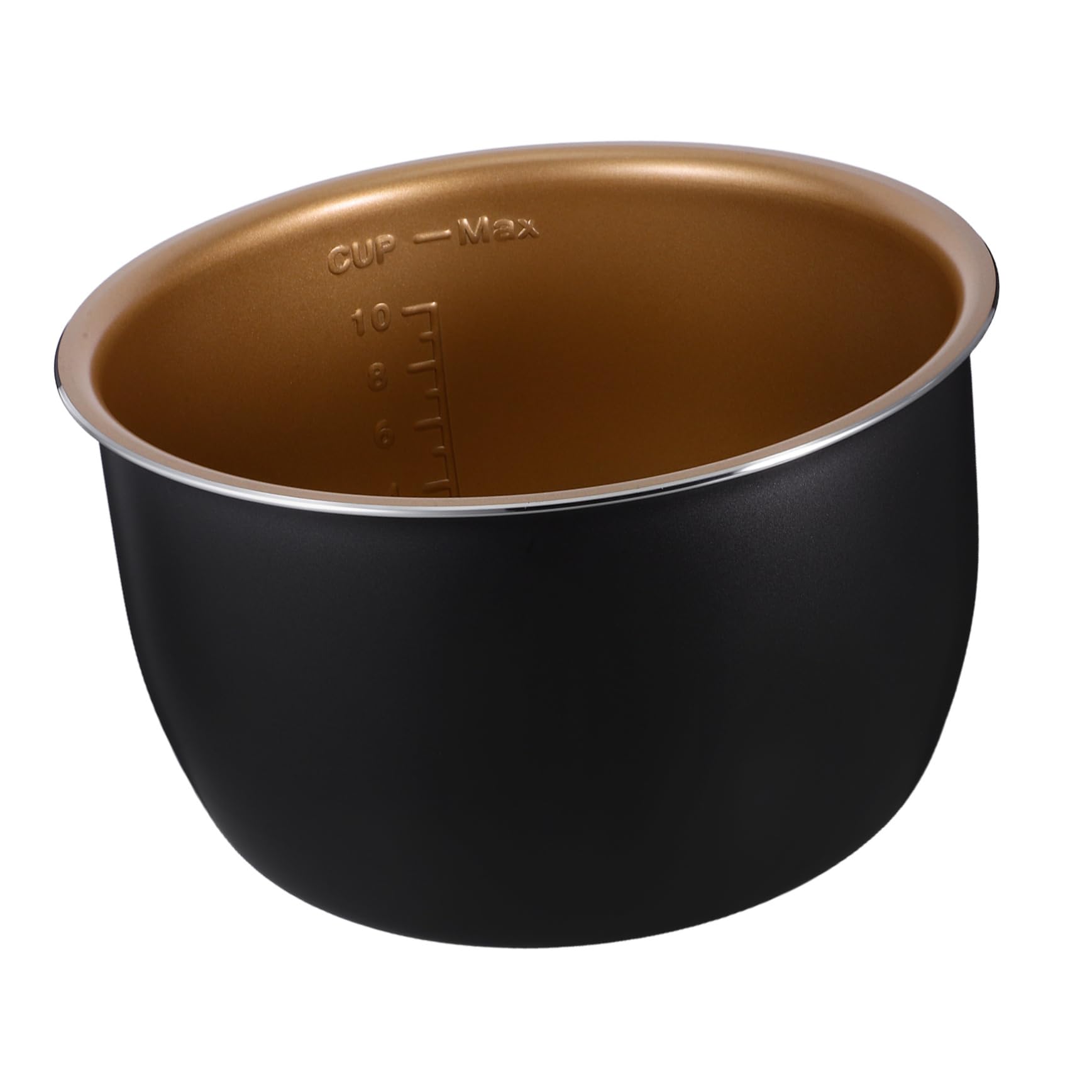 Cabilock Electric Rice Cooker Inner Pot Replacement Non Stick Aluminum Alloy Liner for Electric Pressure Cookers Capacity Accurate Cooking with Measurement Marks