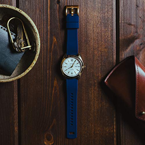 Image of BARTON Elite Silicone Watch Bands - Gold Buckle Quick Release