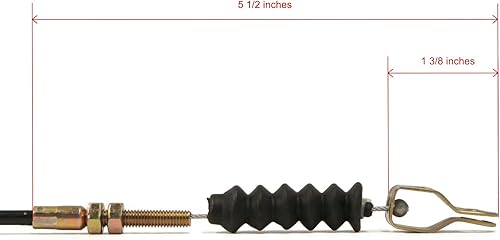 Miniatura 2 de The ROP Shop  Cable del aceleradoracelerador, 67 12" de largo para carritos de golf a gas Yamaha G14, G16, G22