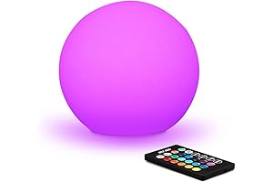 Rokini Lamp: Vibrant LED Orb for Mesmerizing Ambiance