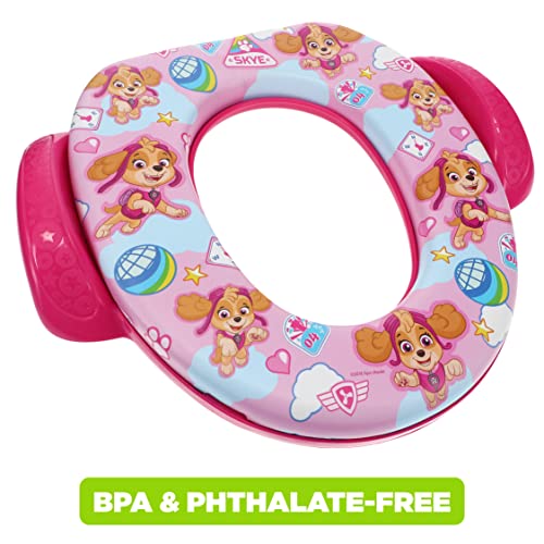 Nickelodeon Paw Patrol "Just Skye" Soft Potty Seat And Potty Training Seat - Soft Cushion, Baby Potty Training, Safe, Easy To Clean #TOP3