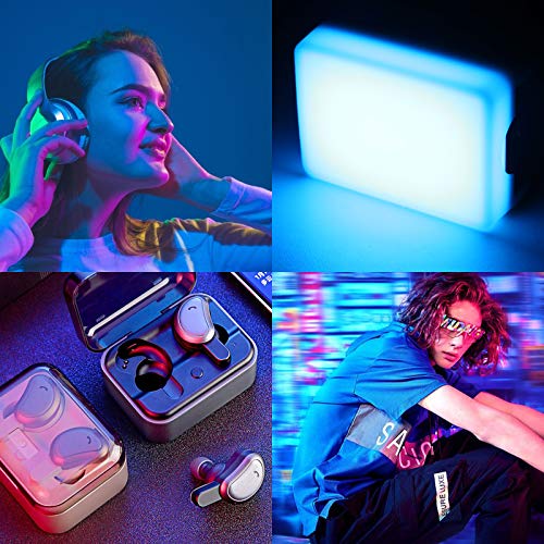 INSSTRO C2 Mini luce video LED RGB, luce RGB a