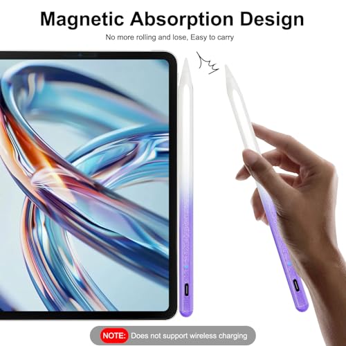 Image of Stylus Pen for ipad, Active Pencil with Quick Charge, Palm Rejection Tilt Sensor, Magnetic Pen Compatible with 2018-2022 iPad Pro 11 inch /12.9 inch /10 /9 /8 /7 /6,iPad mini 5 /6,iPad Air3 /4 /5