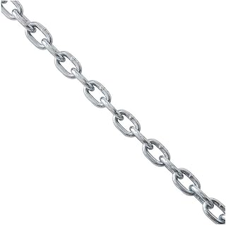 MH GLOBAL 1/4 in x 10 Ft Proof Coil Welded Link Chain T316 SS 1,250 WLL