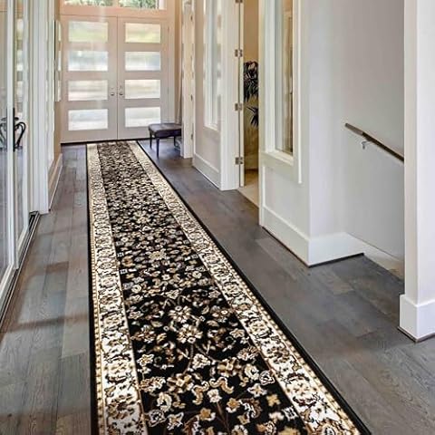 runrug Soft Hallway Runner Rug - Stain Resistant Cover