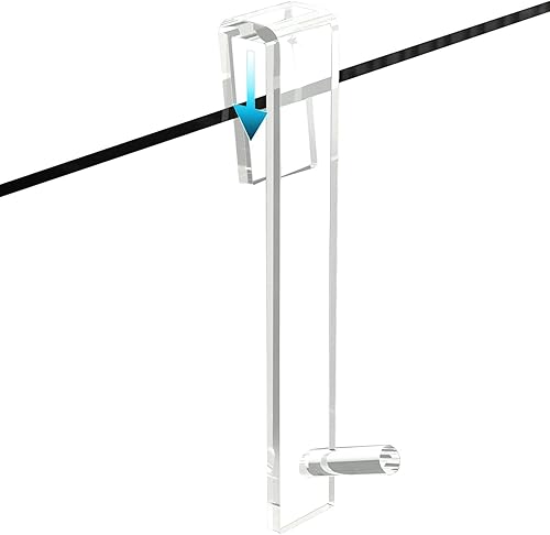 FIDEMM Ganchos acrílicos para puerta de ducha, ganchos de ducha sobre la puerta, gancho de ducha para ducha interior, toallero sobre la puerta,