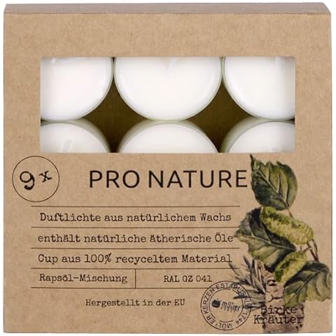 Müller PRO Nature Birch & Herb Tealights Cover