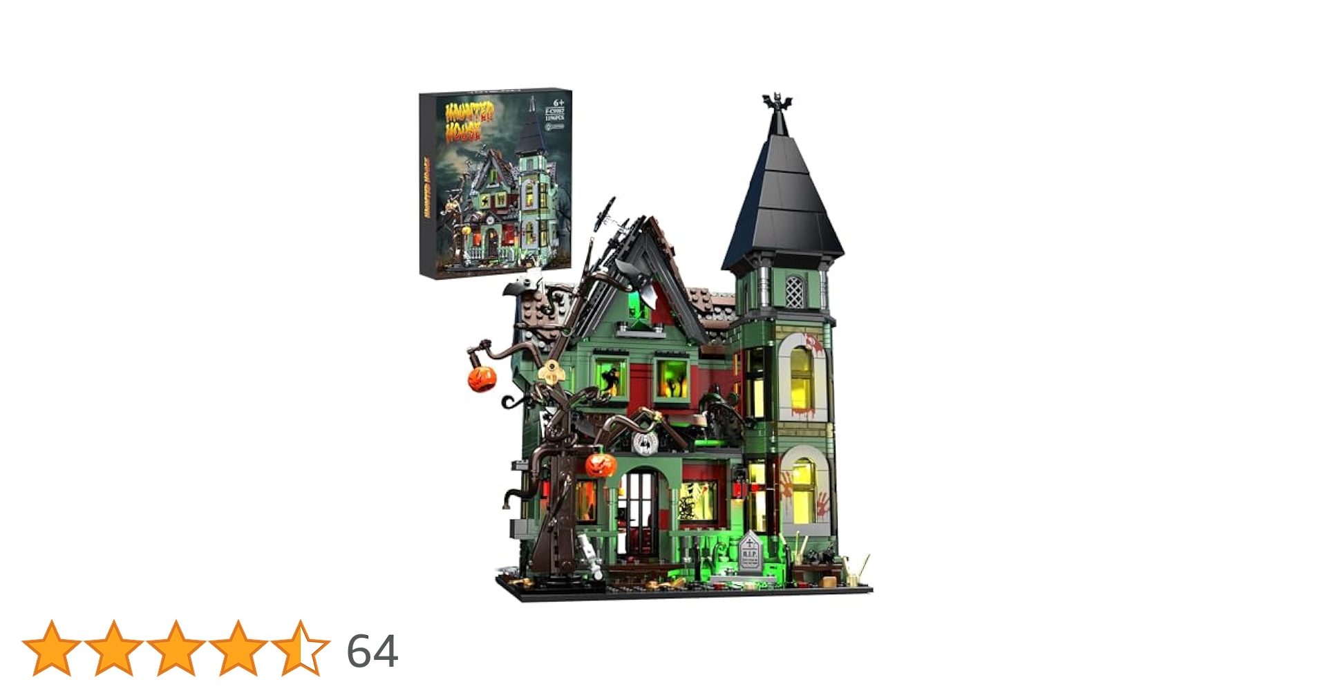 Amazon.co.jp: iATOM お化け屋敷セット ライト付き ハロウィン