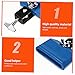 Hemoton Drum Set Special Accessory Blue Wear-resistant Cowbell Smooth Surface for Percussion Instrument