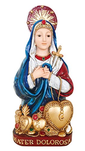 Estatua Santo Mater Dolorosa 6 pulgadas