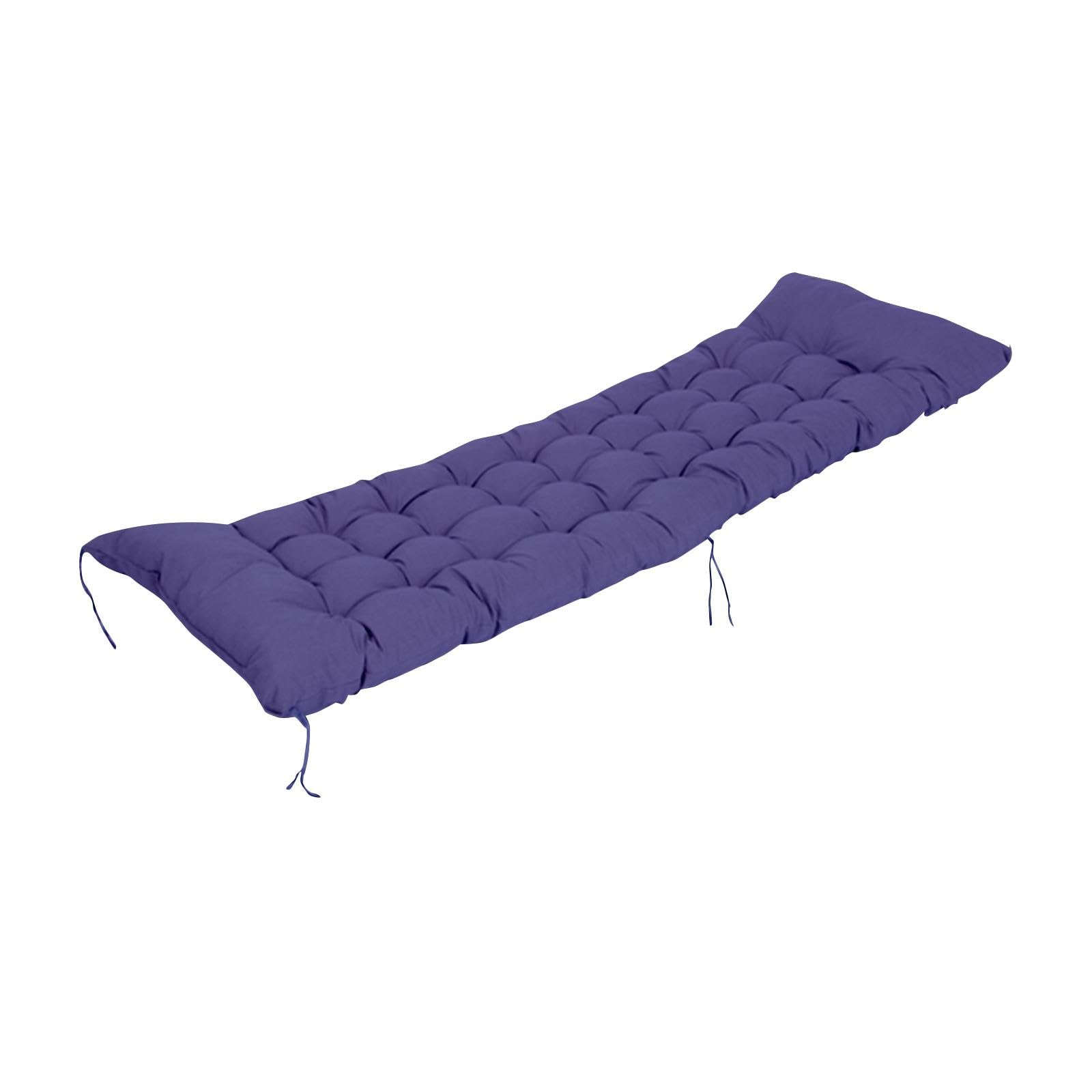 Chaise Lounge Cushion Foldable Lounge Chair Cushion for Sofa Indoor Backyard Deep Blue | Cushions & Pads | Patio & Garden Furniture | Yard Garden & Outdoor Living-image-14