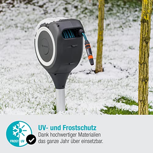 ️Gardena GartenSchlauchbox Rollup M (weiß) 20 m Schwenkbare