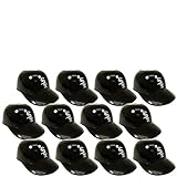 MLB Mini Batting Helmet Ice Cream Sundae/Snack Bowls, White Sox - 12 Pack