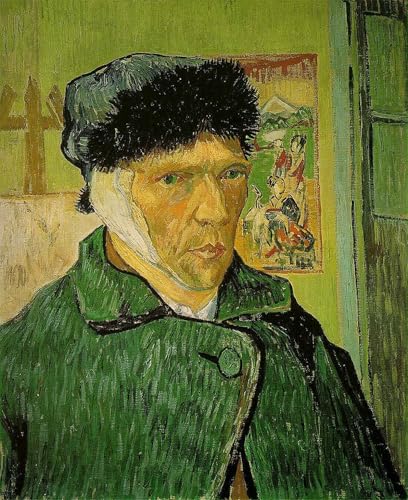 Toile de Vincent Van Gogh Autoportrait affiche artistique haut de gamme salon 60x90