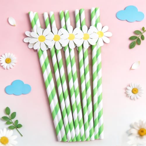 60 pitillos de papel para cócteles de colores miniatura 4