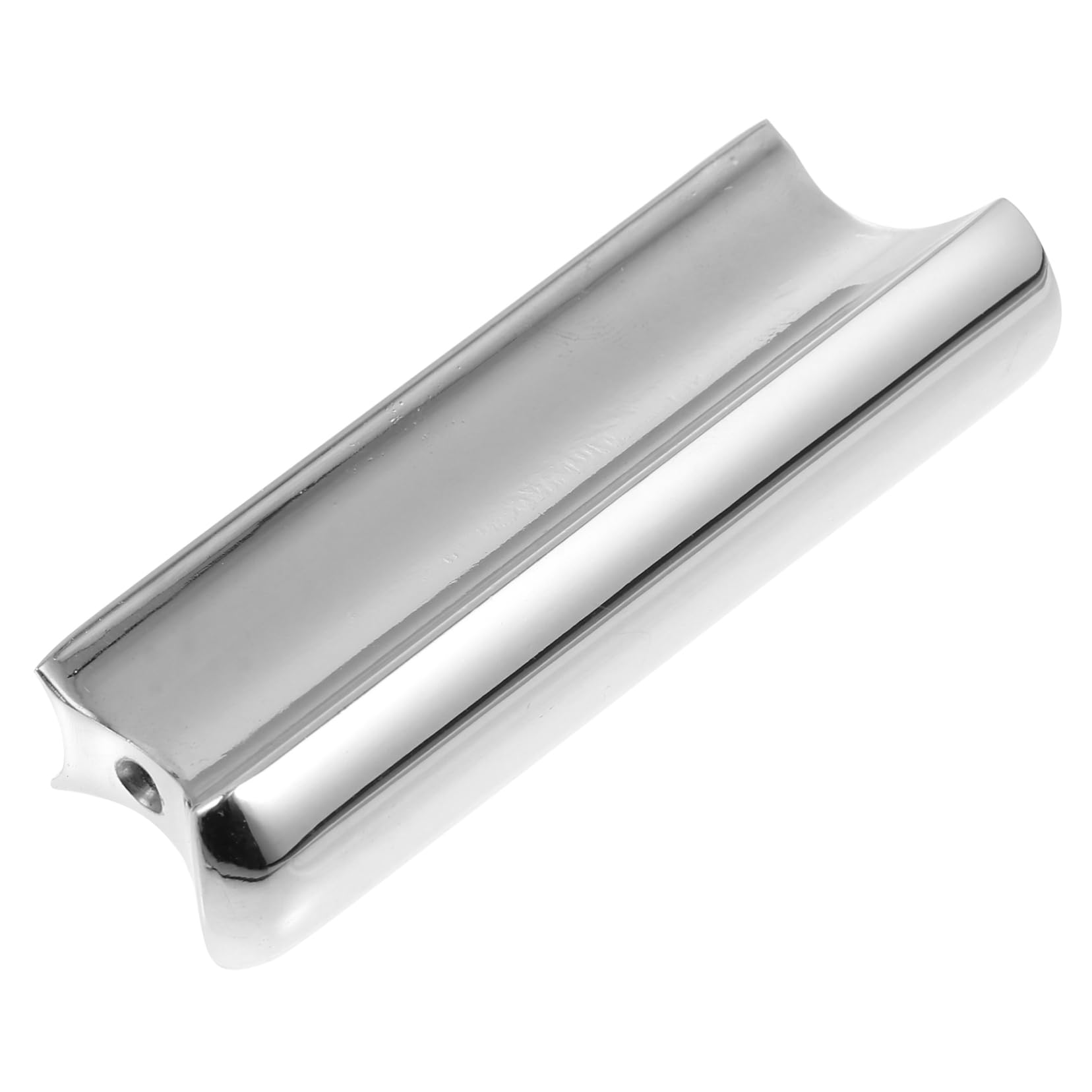 CATIEBYE Guitar Metal Slide Bar 1pc Metal Guitar Accessory Zinc Alloy Stylish Slide Ring for Acoustic Silver