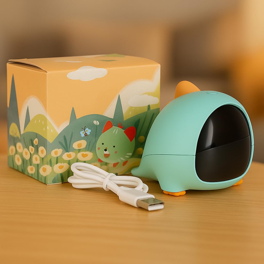M mimotec - Despertador Infantil con Luz Nocturna T-Rex, Lámpara mesita de noche infantl, Temperatura Cálida 3000K, Diseño creativo con Acabado Opal. LM9211
