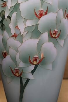 送料無料 最上級田村七宝謹製白地花紋七宝花瓶 銀銘 有線・無線七宝