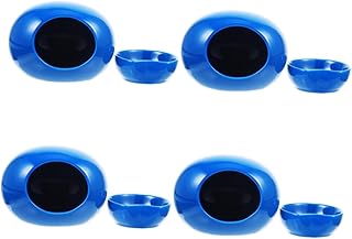 Didiseaon 4 Conjuntos De Hamster Ninho De Cerâmica Esconderijo Verão Banho De Areia Para Hamsters Casa De Porcelana De Estimação Hamster Refúgio Casa De Hamster Para Cobaia Ninho De